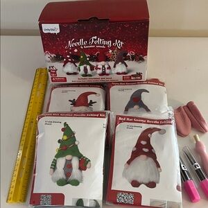 Needle Felting Kit with Gnome Designs